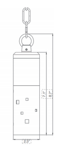 RL03B MR16 Pendant Light