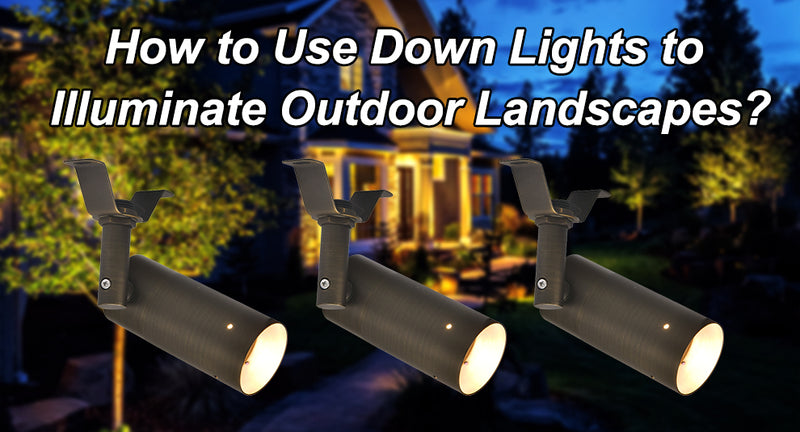 How to Use Down Lights to Illuminate Outdoor Landscapes ?