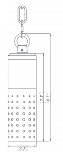 RL01B MR16 Pendant Light