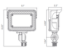 IFL02520 FLOOD LIGHT Wattage & CCT Adjustable