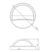 IDL02A Deck Light 1-3W Adjustable