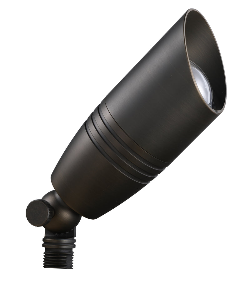 AL02B Outdoor Brass MR16 Up Light, Light bronze finish