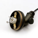 AL03B Outdoor Brass MR16 Up Light, lamp Socket inside