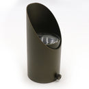 AL03B Outdoor Brass MR16 Up Light, shroud and shade