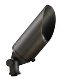 AL03B Outdoor Brass MR16 Up Light with unextended shade