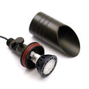 AL06B Outdoor Brass MR16 Up Light, inside socket