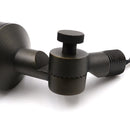 AL07B Outdoor Brass MR16 Up Light, knuckle and thumb screw