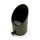 AL13B Outdoor Brass MR11 Up Light, shroud and lamp shade