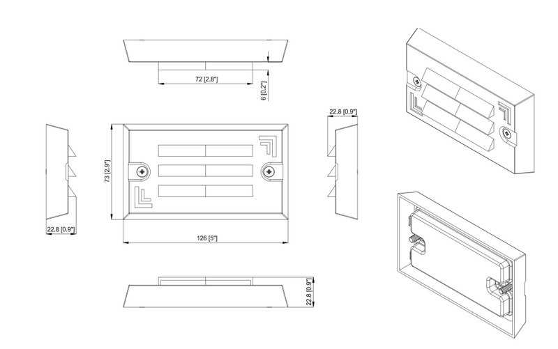IDL02B INTEGRATED 5INCHES DECK LIGHT
