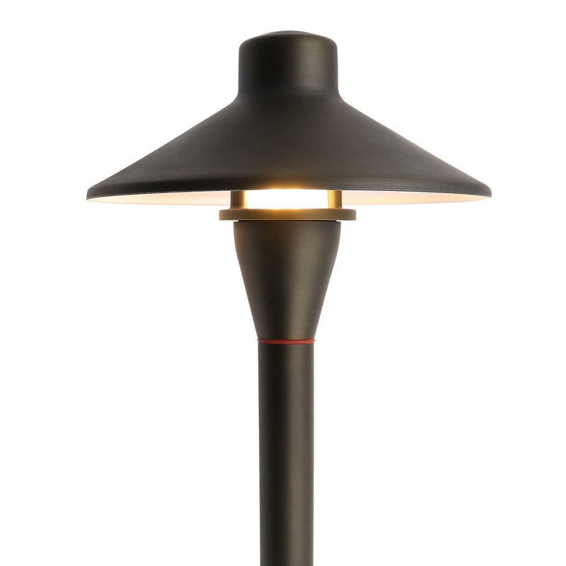 PL01B Brass G4 Path Light, Light Bronze Finish, CLS