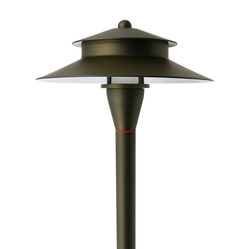 PL10B Brass G4 Path Lights, Light Bronze Finish