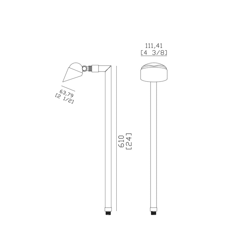 Dimension drawing of PL25B