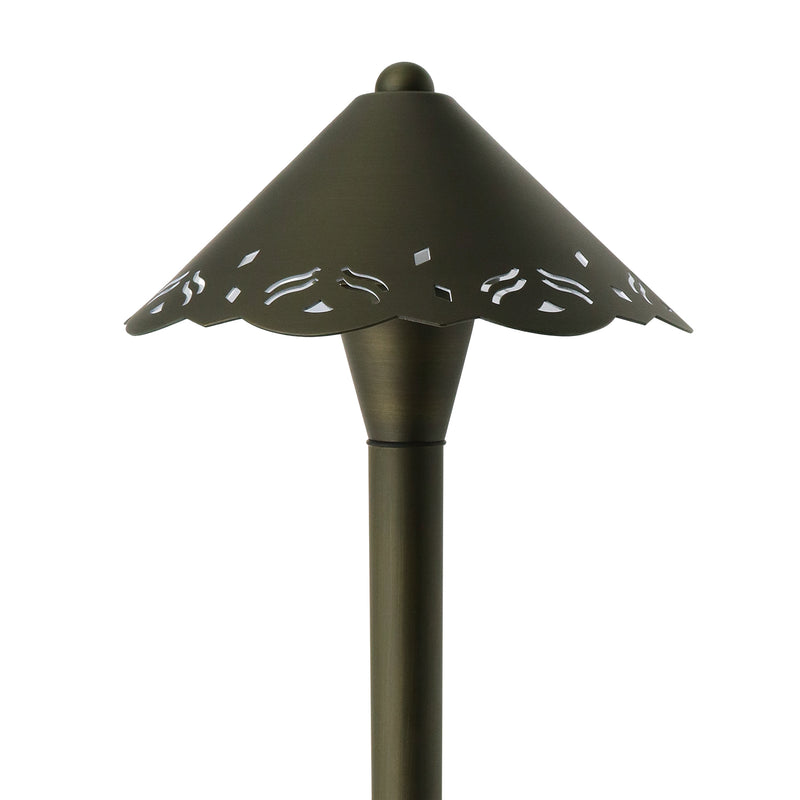 PL27B Brass Outdoor Path lights