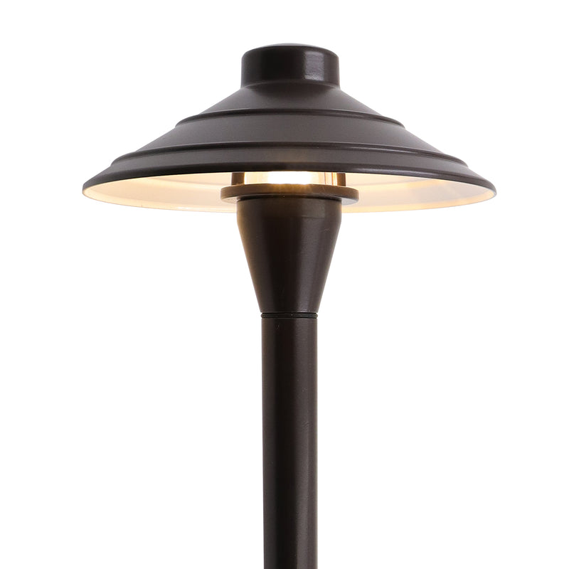 PL44A Aluminum G4 Path Lights, CLS, Brown Finish