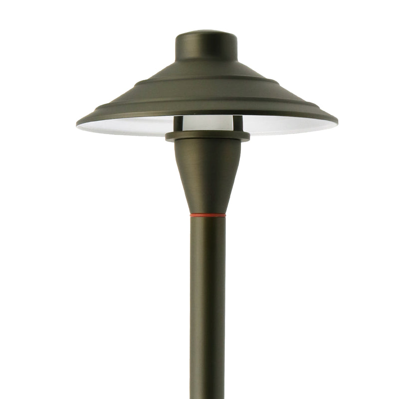 PL44B Brass G4 Path Lights, CLS, Light Bronze Finish