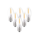 Multi-Colored C9C / C7C Strawberry Light - Clear Cover (24pack)